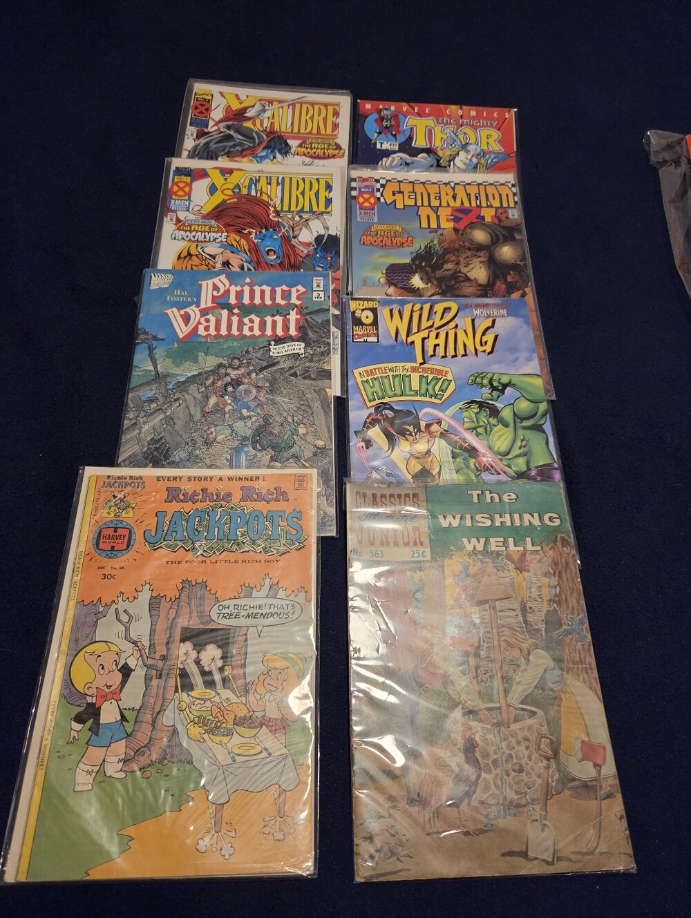 Vintage Comic Book Collection - Assorted Covers (Blue)